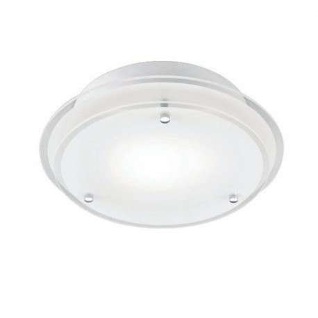 Plafonnier fixe HILL Aric - 60W - E27 - IP20 - Diffuseur Opale - Sans ampoule