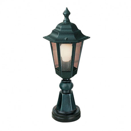 Borne extérieure Niza Aric - E27 - 60W max - IP43 - Noir - Sans ampoule