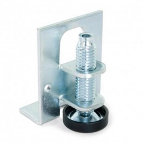 Lot de 10 vérins à réglage intérieur pour meubles - H 46 mm - Acier et plastique
