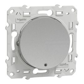 Poussoir lumineux Odace - Aluminium