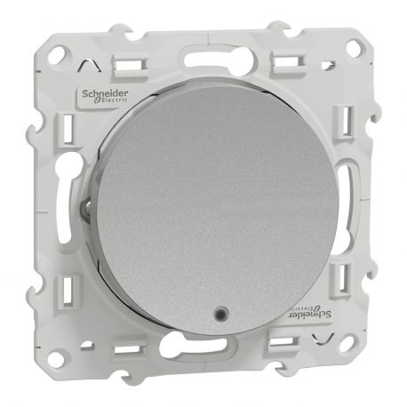 Poussoir lumineux Odace - Aluminium