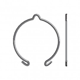 Anneau d'arrêt IPRO Somfy - Pour support moteur LT50/60 - Inox