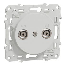 Odace prise multiservices - blanc