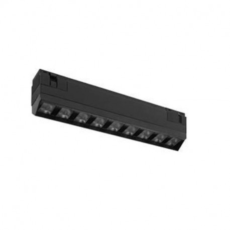 Linéaire LED Wall Washer sur rail ONEX Indigo - 12W - 3000K - Noir mat - Non dimmable