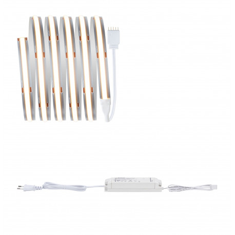 Kitdebase MaxLED1000 1,5m Full-Line COB blanc chaud 2700K 18W 230/24V Argent Syn