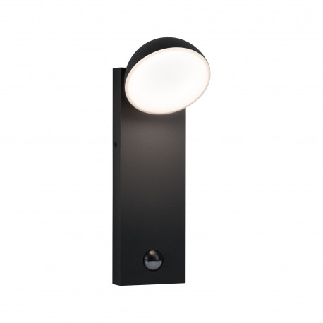 Applique extérieure LED Puka Paulmann - Détecteur mouvement - 8.5W - 3000K - Anthracite