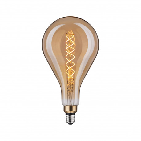 LED BigDrop fil 400lm E27 1800K grd doré 7W double spirale 230V