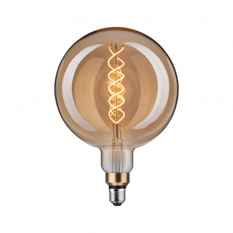 LED BigGlobe fil 400lm E27 1800K grd doré 7W double spirale 230V