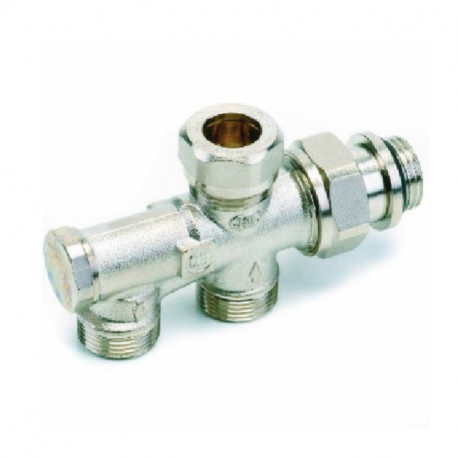 Distributeur sortie verticale monotube Comap - Avec isolement - M22 - 1/2