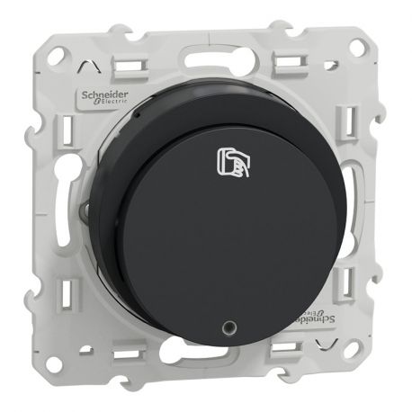 Odace interrupteur à carte - anthracite