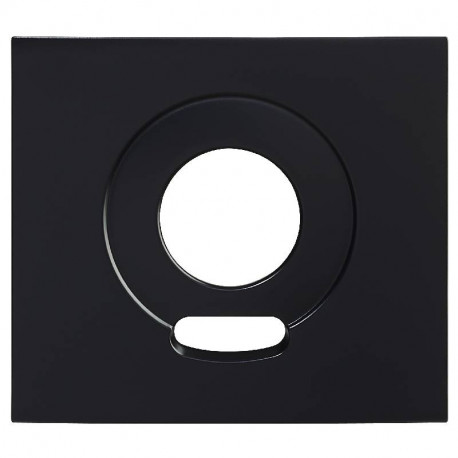 Façade Aiphone GTVPB - Pour caméra GTVB - Noir satinée