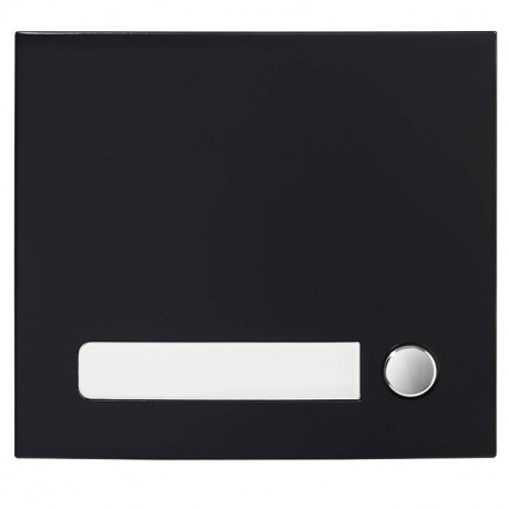 Façade GF1PB Aiphone - Pour module d'appel GTSW - Noir satinée