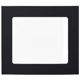 Façade GFAPB Aiphone - Pour adresse ou module boucle magnétique - Noir satinée