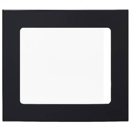 Façade GFAPB Aiphone - Pour adresse ou module boucle magnétique - Noir satinée
