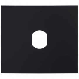Façade GFBP2B Aiphone - Pour module canon PTT ou VIGIK - Noir satinée