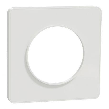 Plaque Odace Touch - Blanc avec liseré - Unique