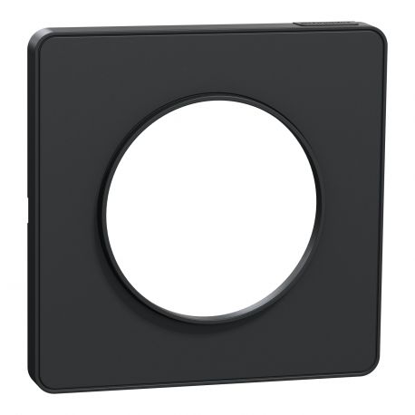Plaque Odace Touch - Anthracite avec liseré anthracite - Unique