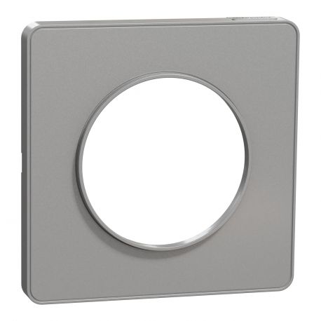 Plaque Odace Touch - Aluminium sans liseré - Unique
