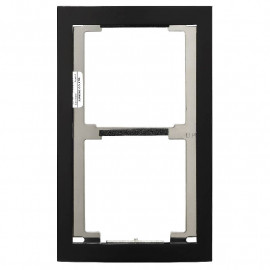 Façade GF2FB Aiphone - Pour modules électroniques - Noir satinée