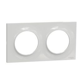 Plaque Odace Styl - Gris pierre - Double horizontale / verticale 71mm