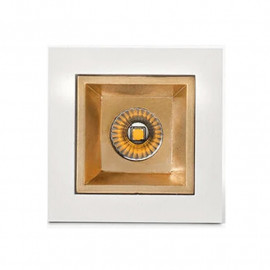 Spot encastrable Troop Faro - 2W - Blanc/or - 3000K