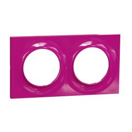 Plaque Odace Styl - Violine - Double horizontale verticale