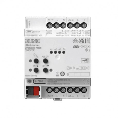 Actionneur télévariateur KNX Jung - Universel LED - 4 voies