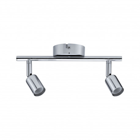 Spot 2 flammes Carolina Paulmann - Orientable - IP44 - 2x10W max - GU10 - Chrome - Sans ampoule