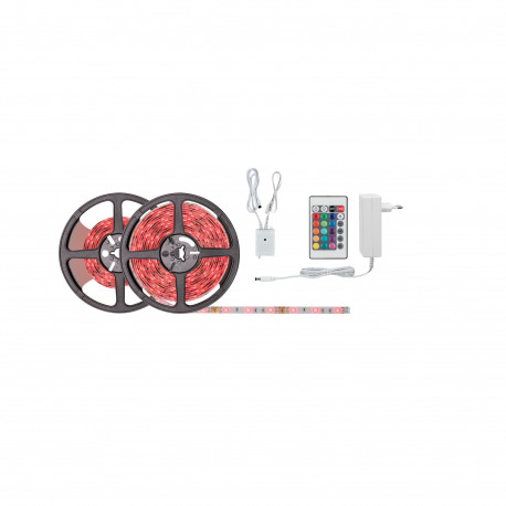 FN Kit ruban SimpLED 7,5 m RGB 26 W 230/12 V DC blanc métal plast