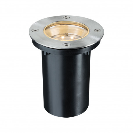 Special Enc kit sol rond LED 1,2W 2700K 230V 110mm acier/métal