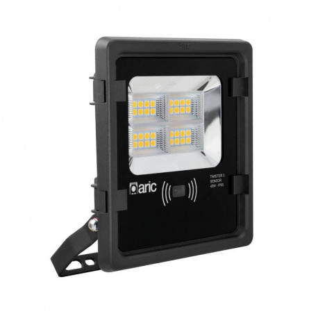 Projecteur extérieur Twister 3 Sensor Aric - Détecteur mouvement - 45W - 4000K - Noir