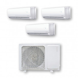 Clim réversible Tri-split Zenkeo Atlantic - 1x 1,8KW + 2x 3,5KW - Mise en service non incluse