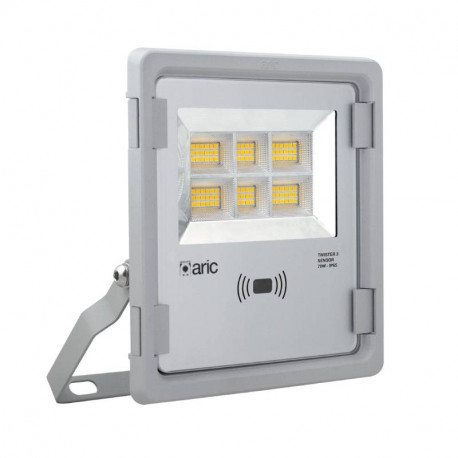 Projecteur extérieur Twister 3 Sensor Aric - Détecteur mouvement - 70W - 3000K - Gris