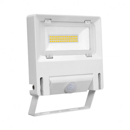 Projecteur extérieur avec détecteur Michelle Sensor Aric - 30W - 3000K - Blanc