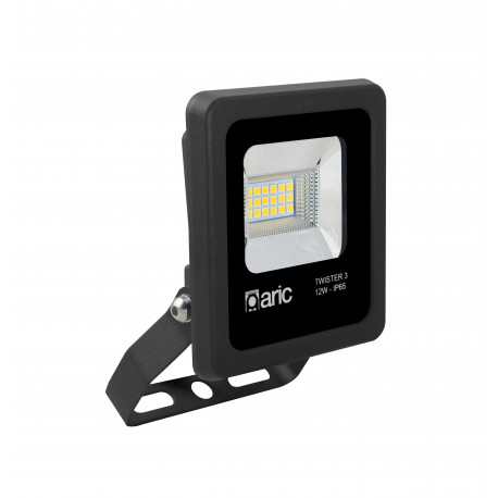 Projecteur LED extérieur Twister 3 Aric - Symétrique - 12W - 4000K - Noir