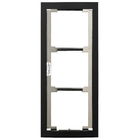 Façade GF3FB Aiphone - Pour modules électroniques - Noir satinée