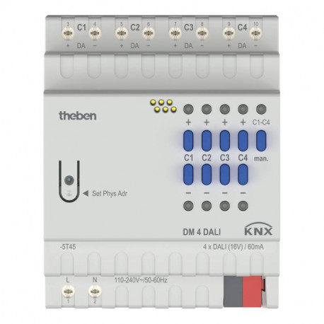 Actionneur DALI KNX Theben - 4 canaux