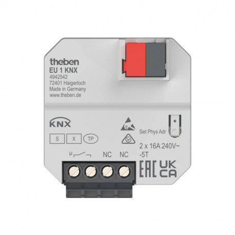 Actionneur pour chauffage électrique KNX Theben - Encastré - 16A