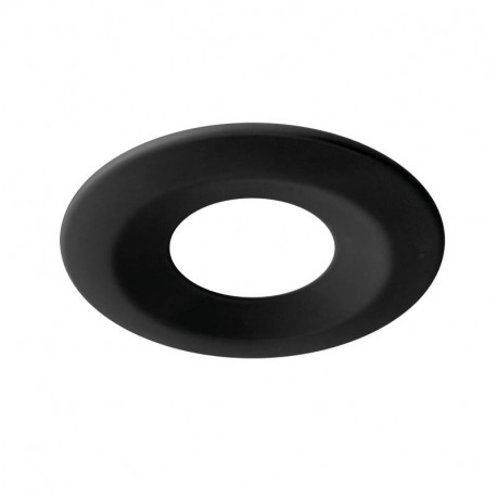 Collerette ronde Aric - Pour spot encastré NORD - 1/4 tour - Noir