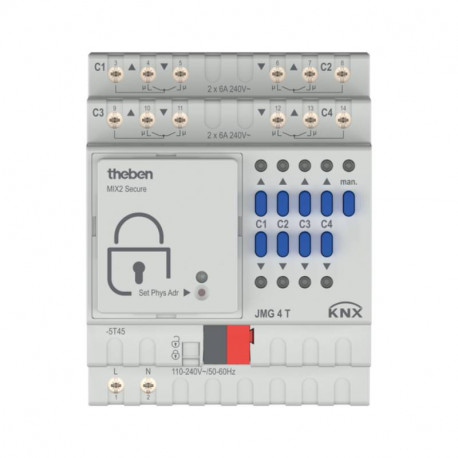 Actionneur volets JMG KNX Theben - 4 canaux