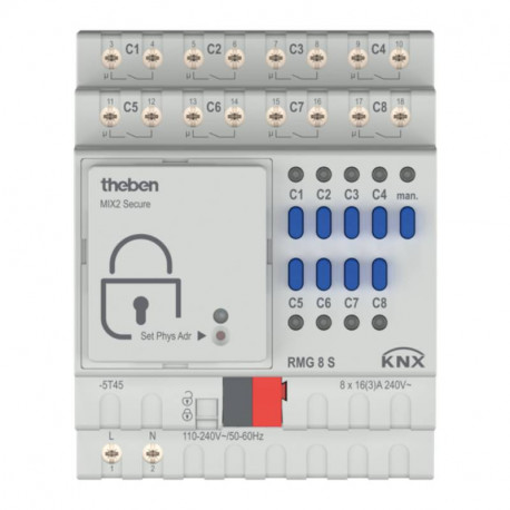 Actionneur RMG KNX Theben - 8 canaux