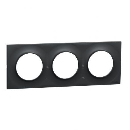 Plaque Odace Styl - Anthracite - Triple