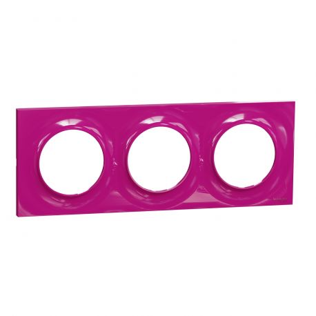 Plaque Odace Styl - Violine - Triple horizontale verticale