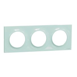 Plaque Odace Styl - Bleu cyan - Triple horizontale verticale