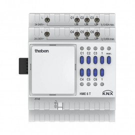 Actionneur de chauffage HME KNX Theben - Module d'extension - 6 canaux