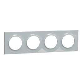Plaque Odace Styl - Sable - Quadruple horizontale / verticale 71mm