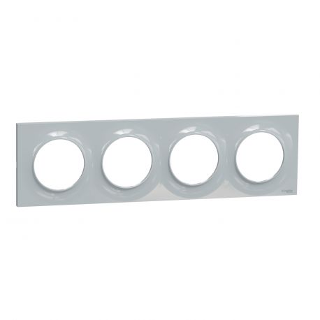 Plaque Odace Styl - Sable - Quadruple horizontale / verticale 71mm