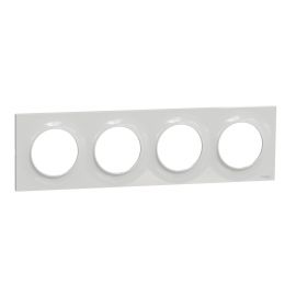 Plaque Odace Styl - Gris pierre - Quadruple horizontale / verticale 71mm