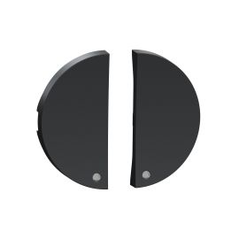 Demi-enjoliveur pour commande lumineuse basse consommation - anthracite (livré sans LED)