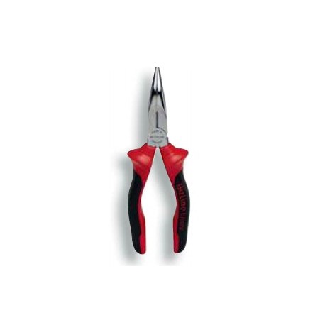 Pince à bec demi rond long coudé isolée 1000V 160mm chromé